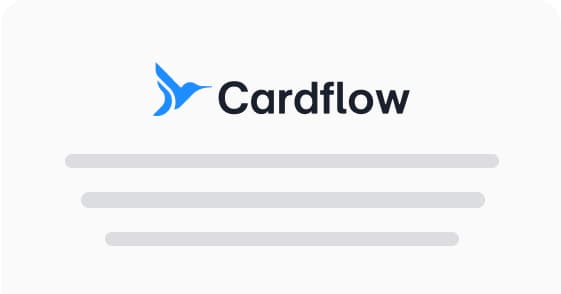 Gain access to Cardflow’s intuitive platform